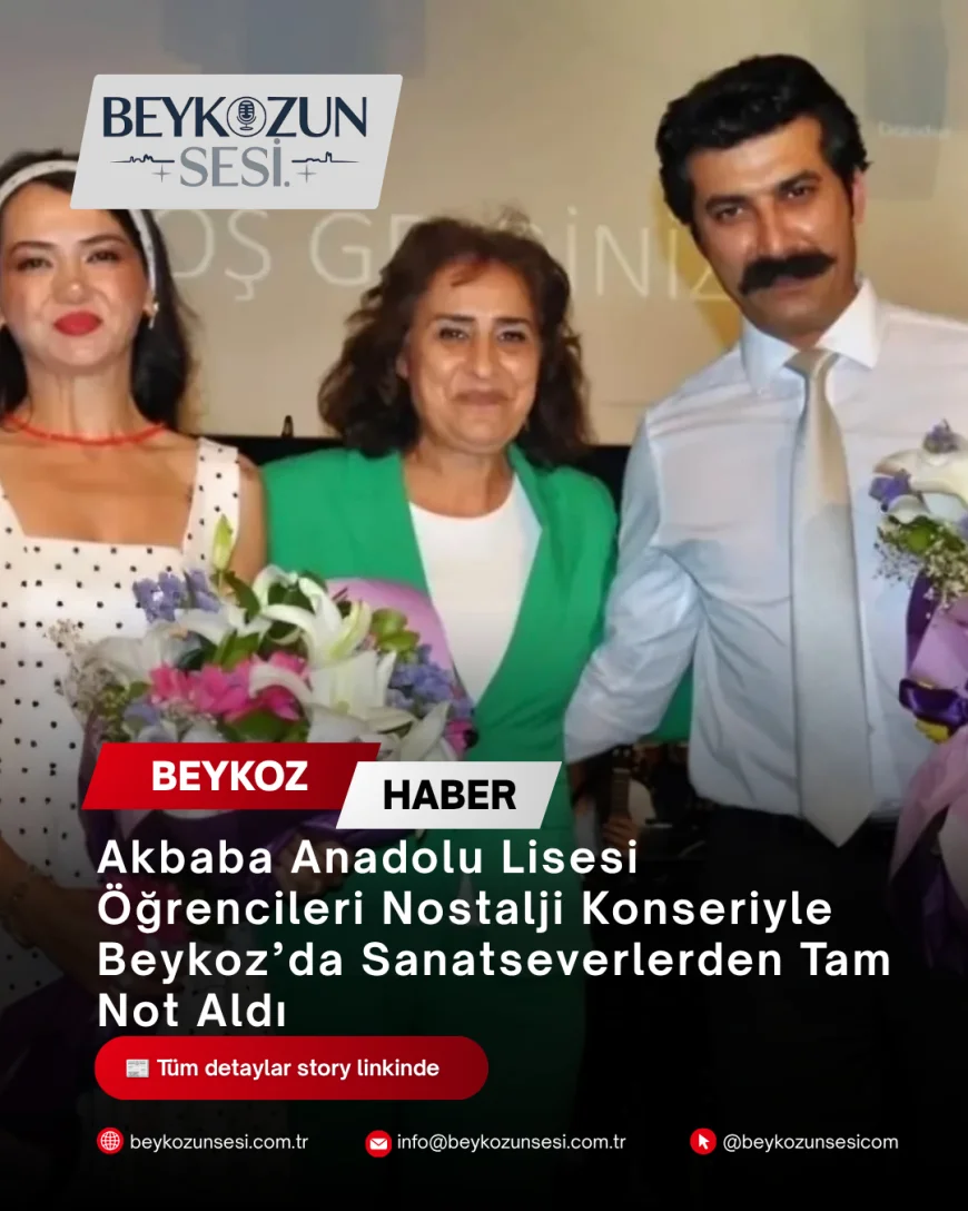 Akbaba Anadolu Lisesi Öğrencileri Nostalji Konseriyle Beykoz’da Sanatseverlerden Tam Not Aldı