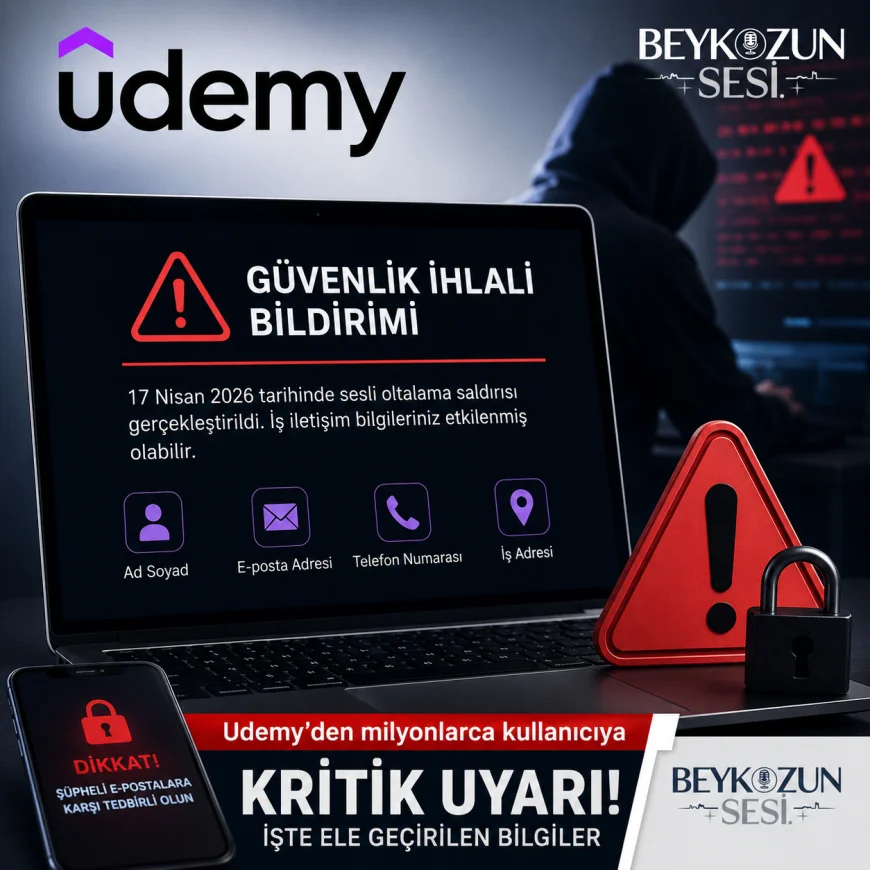 Udemy'den Milyonlarca Kullanıcıya Kritik Uyarı E-postası İşte Ele Geçirilen Bilgiler