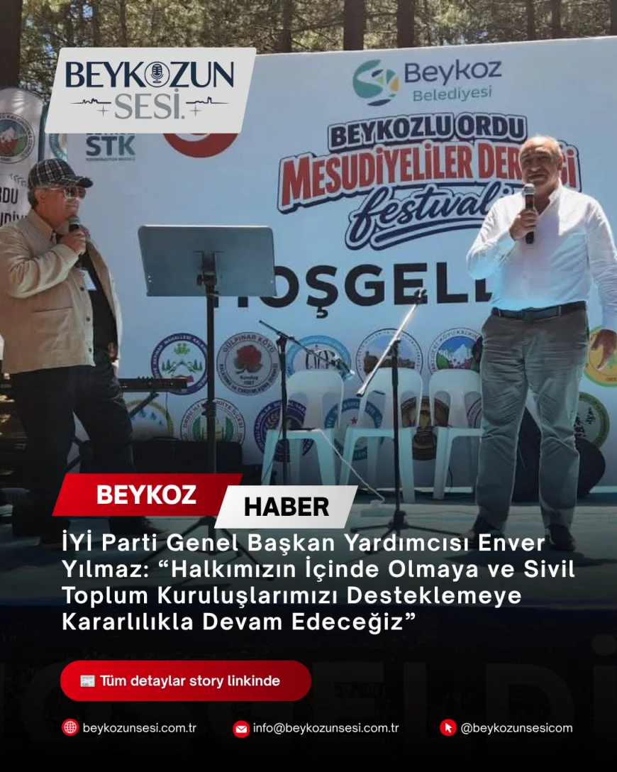İYİ Parti Genel Başkan Yardımcısı Enver Yılmaz: “Halkımızın İçinde Olmaya ve Sivil Toplum Kuruluşlarımızı Desteklemeye Kararlılıkla Devam Edeceğiz”