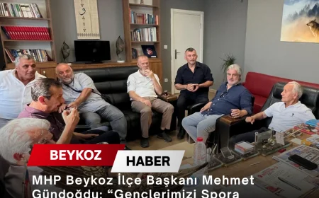 MHP Beykoz İlçe Başkanı Mehmet Gündoğdu: “Gençlerimizi Spora Kazandırmak Adına El Birliğiyle Çalışmaya Devam Edeceğiz”