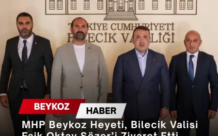 MHP Beykoz Heyeti, Bilecik Valisi Faik Oktay Sözer’i Ziyaret Etti, Beykoz’daki Eski Dostluklar Yeniden Buluştu