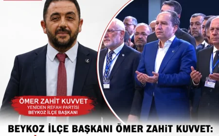 Yeniden Refah Partisi Beykoz İlçe Başkanı Ömer Zahit Kuvvet: “Doktor Fatih Erbakan'ın duygulanması insanlığın ve merhametin nişanesidir”
