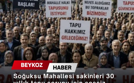 Soğuksu Mahallesi sakinleri 30 yıllık tapu sorunu için sessiz yürüyüşle yetkililere çağrıda bulunacak