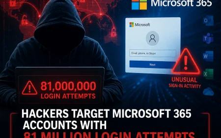 Microsoft 365 hesaplarına iki haftada 81 milyon oturum açma denemesiyle parola püskürtme saldırısı düzenlendi