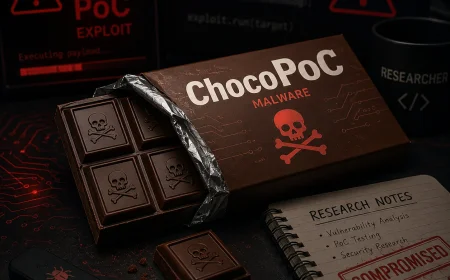 ChocoPoC adlı yeni zararlı yazılım, GitHub'daki sahte PoC kodlarıyla siber güvenlik araştırmacılarını hedef alıyor