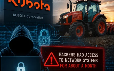 Kubota North America, siber saldırganların şirket ağında bir aydan uzun süre erişim sağladığını açıkladı