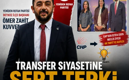 Yeniden Refah Partisi Beykoz İlçe Başkanı Ömer Zahit Kuvvet: “Bizim siyasetimiz transfer siyaseti değil, hizmet siyasetidir”