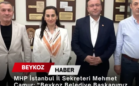 MHP İstanbul İl Sekreteri Mehmet Çamur: “Beykoz Belediye Başkanımız Özlem Vural Gürzel’i Makamında Ziyaret Ettik”