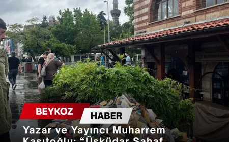Yazar ve Yayıncı Muharrem Kaşıtoğlu: “Üsküdar Sahaf Çarşısı’na Kitap Desteği Vermeye Hazırız”