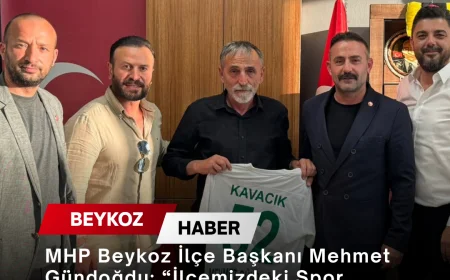 MHP Beykoz İlçe Başkanı Mehmet Gündoğdu: “İlçemizdeki Spor Kulüplerimizin Her Zaman Yanındayız”
