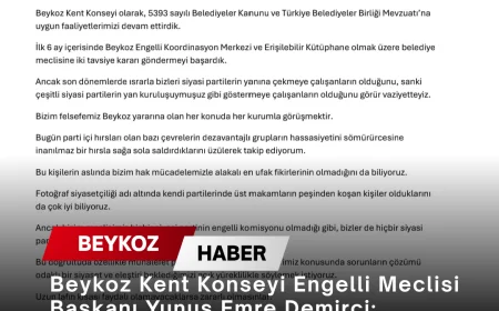 Beykoz Kent Konseyi Engelli Meclisi Başkanı Yunus Emre Demirci: “Beykoz’un Menfaatine Olan Her Konuda Her Kurumla Görüşüyoruz”