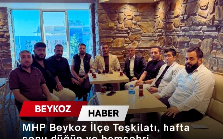 MHP Beykoz İlçe Teşkilatı, hafta sonu düğün ve hemşehri buluşmalarında vatandaşlarla bir araya geldi