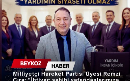 Milliyetçi Hareket Partisi Üyesi Remzi Çıra: “İhtiyaç sahibi vatandaşlarımıza hiçbir ayrım gözetmeden destek vermeye devam edeceğim”