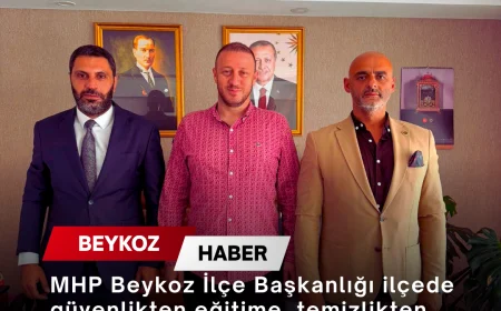 MHP Beykoz İlçe Başkanlığı ilçede güvenlikten eğitime, temizlikten spora uzanan temaslarını sürdürüyor