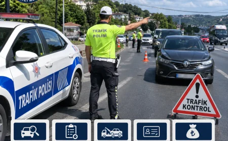Beykoz'da Trafik Denetimlerinde 3 Bin 357 Araç Kontrol Edildi, 9,9 Milyon Lirayı Aşan Ceza Uygulandı