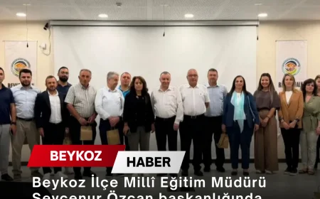 Beykoz İlçe Millî Eğitim Müdürü Sevcenur Özcan başkanlığında Hayat Boyu Öğrenme Komisyonu Toplantısı gerçekleştirildi