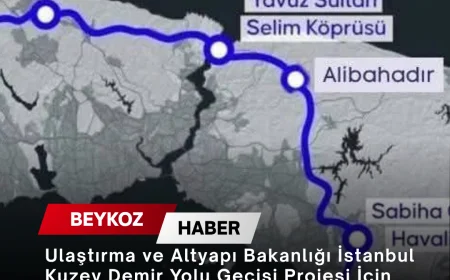 Ulaştırma ve Altyapı Bakanlığı İstanbul Kuzey Demir Yolu Geçişi Projesi İçin İhale Tarihini Açıkladı Beykoz Alibahadır Stratejik Nokta Olacak