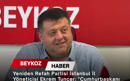 Yeniden Refah Partisi İstanbul İl Yöneticisi Ekrem Tuncer: "Cumhurbaşkanı adayımız Dr. Fatih Erbakan'dır, adayımızı geri çekmeyeceğiz"
