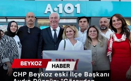 CHP Beykoz eski İlçe Başkanı Aydın Düzgün: "Görevden alınmadık, hür irademizle istifa ediyoruz"