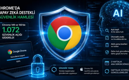 Google: “Yapay zekâ destekli güvenlik çalışmalarıyla Chrome’un iki sürümünde 1.072 güvenlik açığı giderildi”