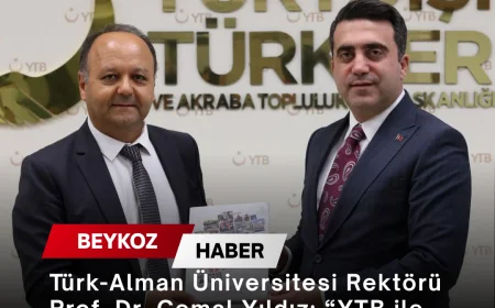 Türk-Alman Üniversitesi Rektörü Prof. Dr. Cemal Yıldız: “YTB ile Akademik ve Sosyal İş Birliklerini Artırmaya Devam Edeceğiz”