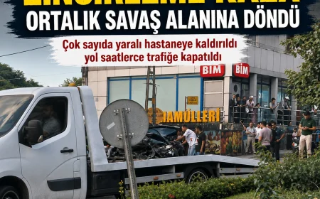 Beykoz Elmalı Kavşağı'nda İki Otomobil Çarpıştı, Aralarında Çocukların da Bulunduğu 7 Kişi Yaralandı