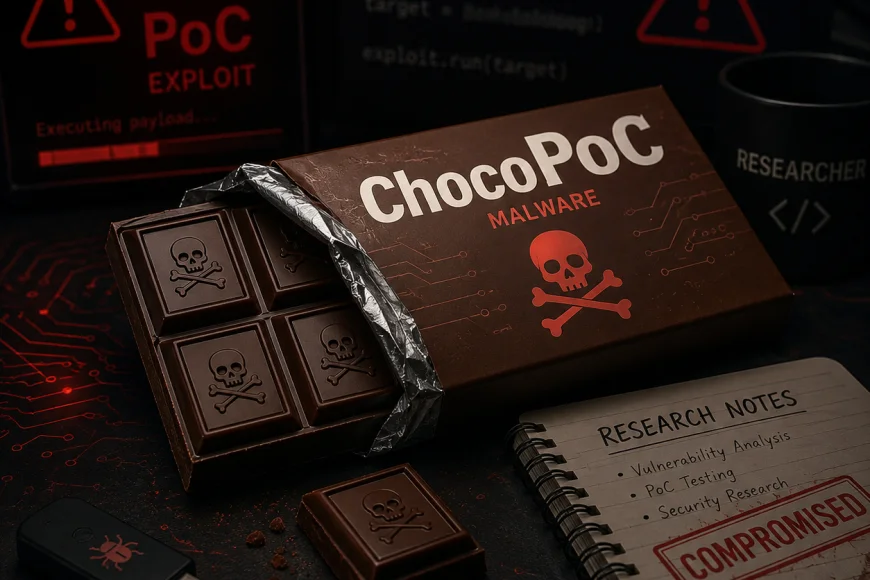 ChocoPoC adlı yeni zararlı yazılım, GitHub'daki sahte PoC kodlarıyla siber güvenlik araştırmacılarını hedef alıyor