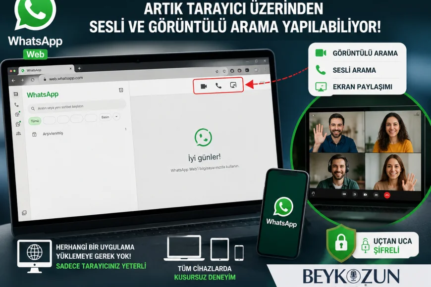 WhatsApp Web'e Gelen Yeni Güncellemeyle Tarayıcı Üzerinden Sesli ve Görüntülü Arama Dönemi Başladı