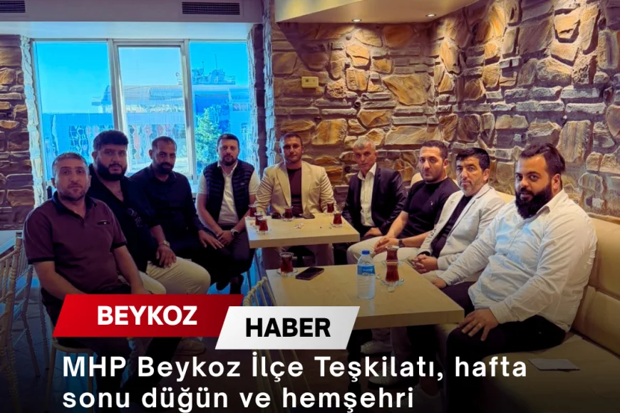 MHP Beykoz İlçe Teşkilatı, hafta sonu düğün ve hemşehri buluşmalarında vatandaşlarla bir araya geldi