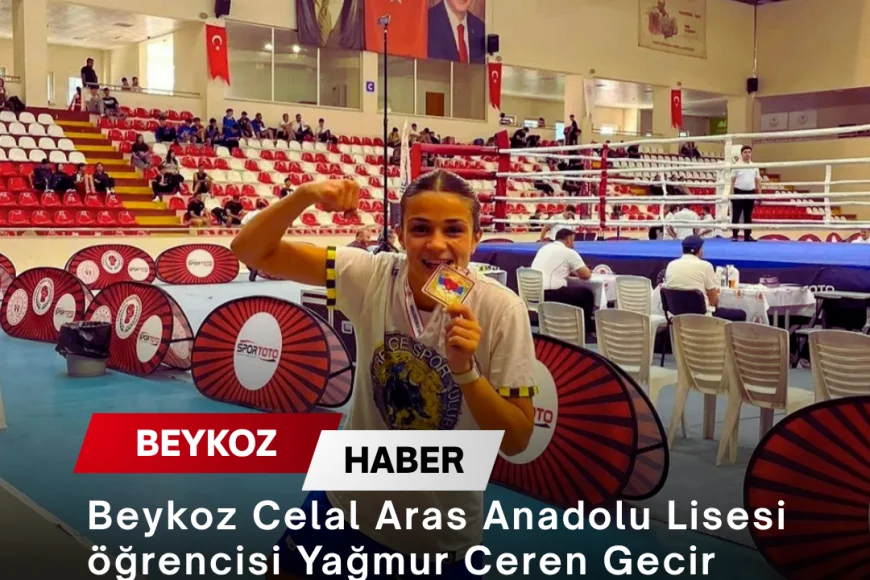Beykoz Celal Aras Anadolu Lisesi öğrencisi Yağmur Ceren Gecir Türkiye Şampiyonu olarak Millî Takım kadrosuna seçildi