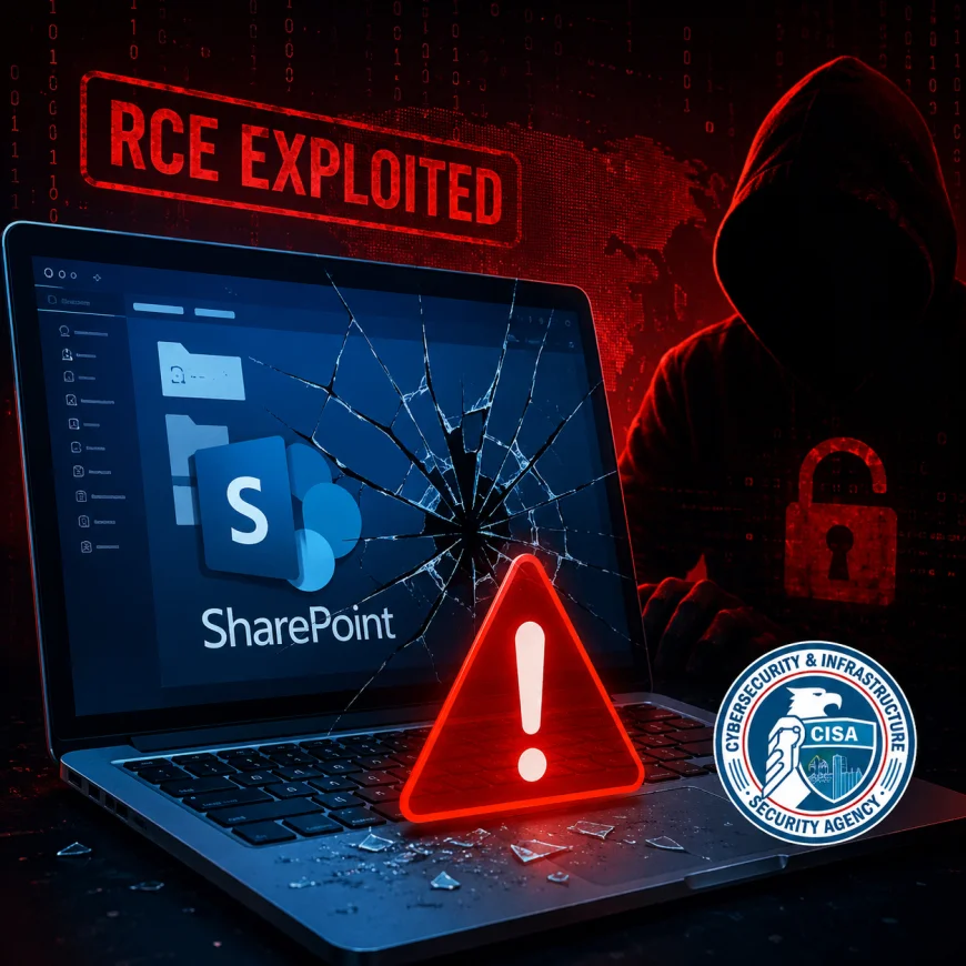 CISA, Microsoft SharePoint'teki kritik uzaktan kod çalıştırma açığının aktif olarak istismar edildiğini duyurdu