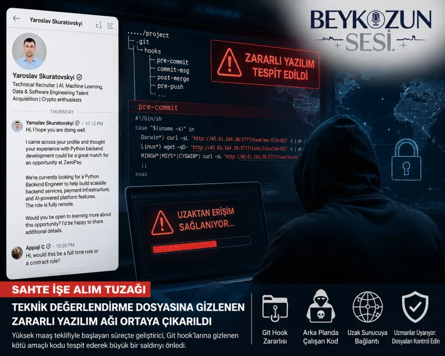 Sahte İşe Alım Sürecinde Gizlenen Zararlı Yazılım Ağı Ortaya Çıkarıldı