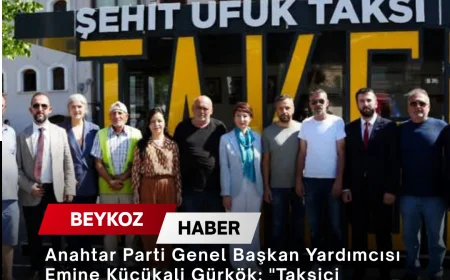 Anahtar Parti Genel Başkan Yardımcısı Emine Küçükali Gürkök: "Taksici Esnafımızın Haklı Mücadelesinde Yanlarında Olmaya Devam Edeceğiz"