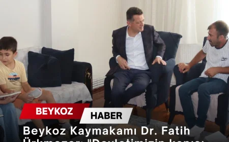 Beykoz Kaymakamı Dr. Fatih Ürkmezer: "Devletimizin kapısı vatandaşımıza her zaman açık."