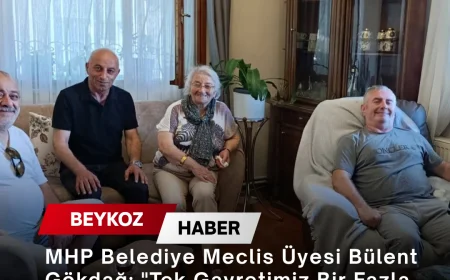 MHP Belediye Meclis Üyesi Bülent Gökdağ: "Tek Gayretimiz Bir Fazla Komşumuza Daha Dokunabilmektir"
