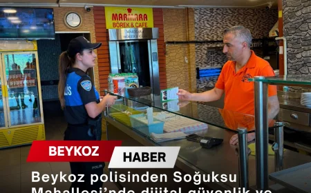 Beykoz polisinden Soğuksu Mahallesi’nde dijital güvenlik ve dolandırıcılığa karşı bilinçlendirme çalışması