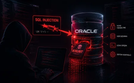 Hackerlar SQL injection açığı üzerinden khunt araç setini doğrudan Oracle veri tabanına yerleştirdi