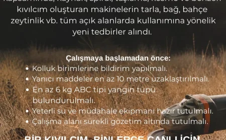 Beykoz Kaymakamı Dr. Fatih Ürkmezer: “Bir kıvılcım, binlerce canlı için felakete dönüşmesin”