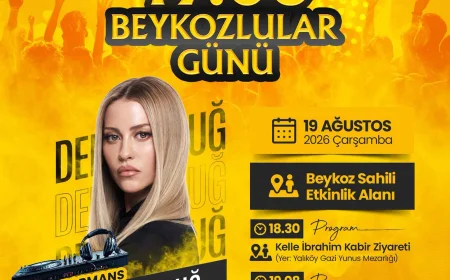 Beykoz’da 19.08 Beykozlular Günü yürüyüş ve Derya Uluğ konseriyle kutlanacak