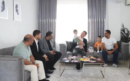 Beykoz Kaymakamı Dr. Fatih Ürkmezer’den 15 Temmuz Gazisi Ümit Gülgarip ve ailesine “Ailemiz İstanbul” ziyareti