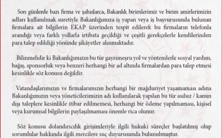 Sağlık Bakanlığından firmalara dolandırıcılık uyarısı: Bakanlık ve yönetici adları kullanılarak para talep ediliyor