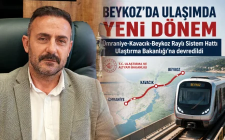 MHP Beykoz İlçe Başkanı Mehmet Gündoğdu: “Raylı sistem Beykoz’un ulaşım sorununa köklü çözüm olacak”
