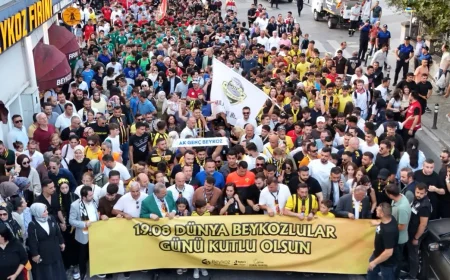 19 Ağustos Dünya Beykozlular Günü’nde Beykoz Sarı-Siyah Renklerle Tek Yürek Oldu