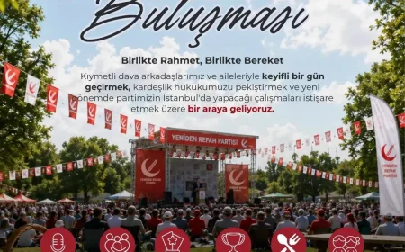 Yeniden Refah Partisi İstanbul Teşkilatı Beykoz’da “Piknik Buluşması” düzenleyecek