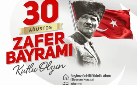 Beykoz’da 30 Ağustos Zafer Bayramı’nın 104. yılı Bengü konseri ve etkinliklerle kutlanacak