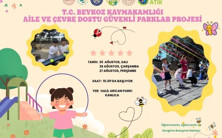 Beykoz’da Halil Arıcan Parkı Çocukları Eğitsel Oyunlar ve Çevre Atölyeleriyle Buluşturuyor