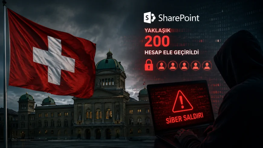 İsviçre federal yönetiminin SharePoint sunucularına siber saldırıda yaklaşık 200 hesap ele geçirildi