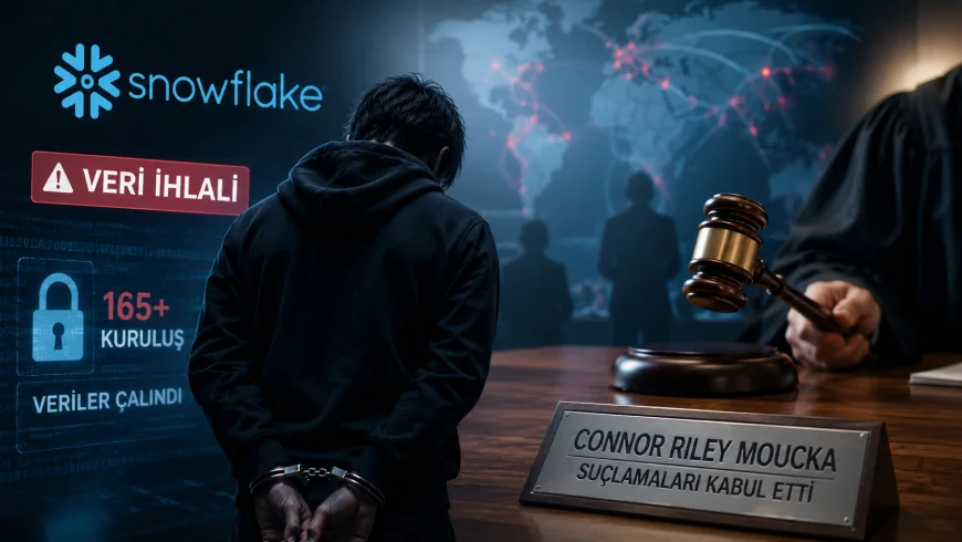 Snowflake hesaplarından en az 165 kuruluşun verilerini çalan Connor Riley Moucka suçlamaları kabul etti