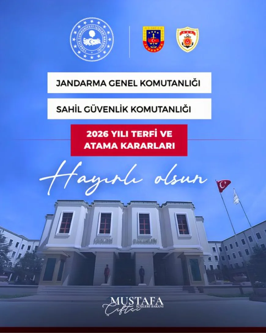 İçişleri Bakanı Mustafa Çiftçi: “Ülkemizin huzuru ve güvenliği için azim ve kararlılıkla görev yapmaya devam edeceğiz”